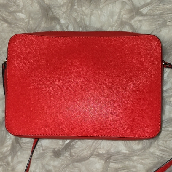 Authentic Michael Kors Studded Red Crossbody Bag - Picture 7 of 8